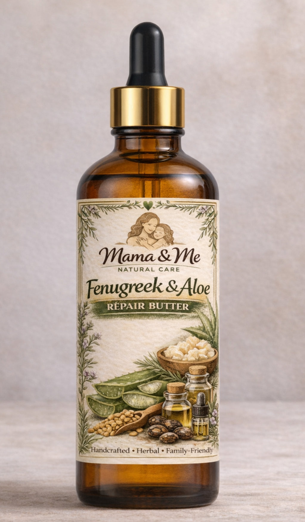 Mama and me natural care-Fenugreek &Aloe  repair butter