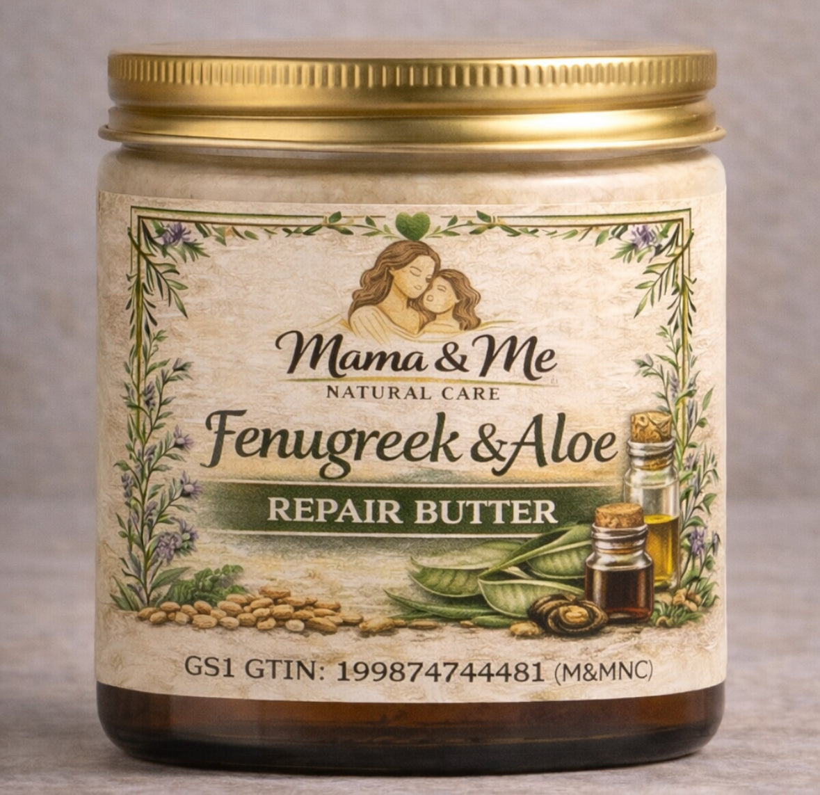 Mama and me natural care-Fenugreek &Aloe  repair butter