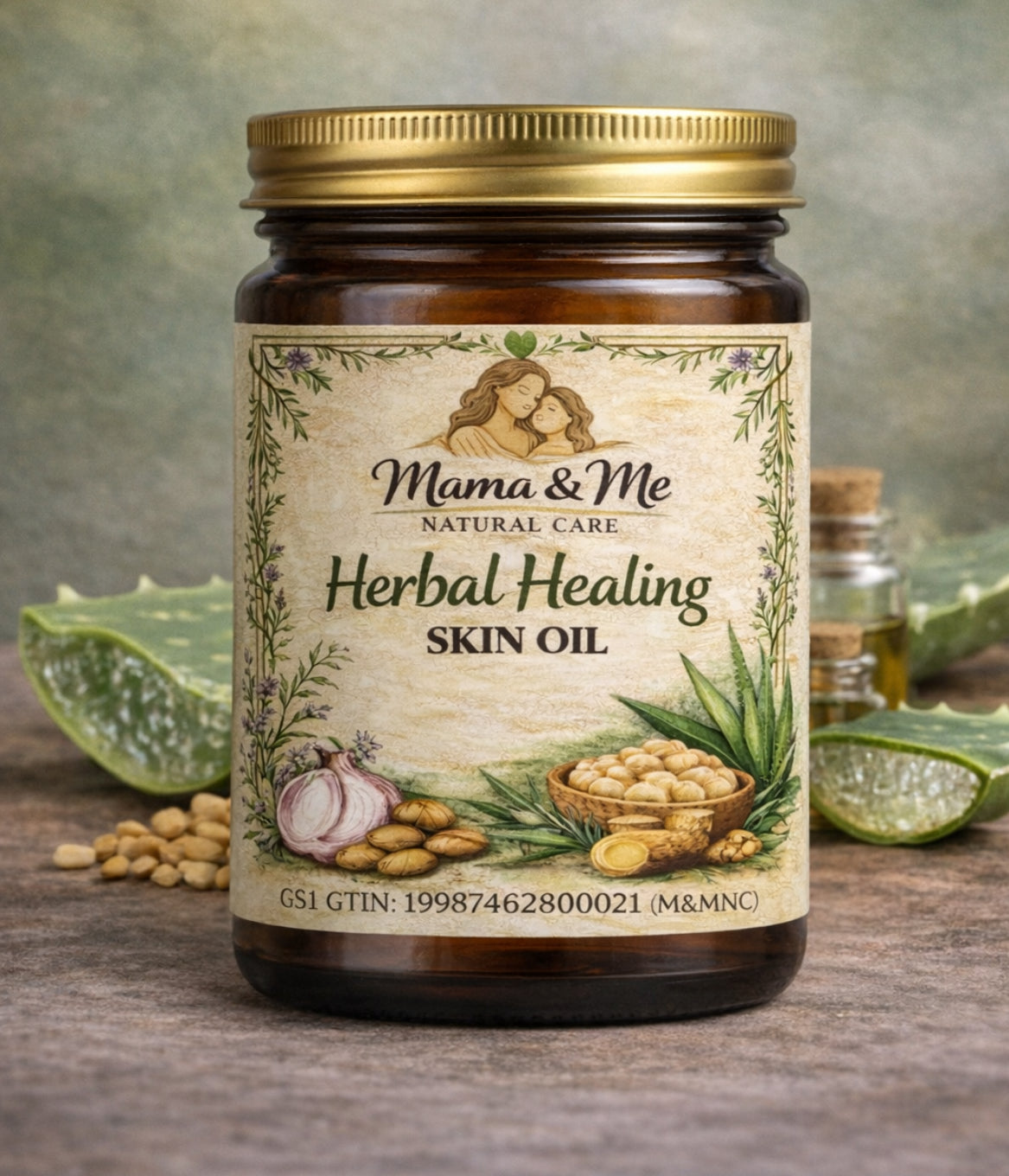 Mama&me natural care-herbal healing skin oil